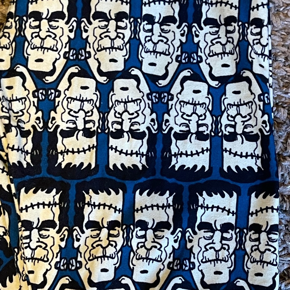 Lularoe Frankenstein Leggings - Picture 2 of 3